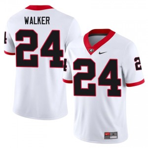 Bo Walker #24 White Men Stitched Jersey | Classic UGA NCAA Football Gear 56861805