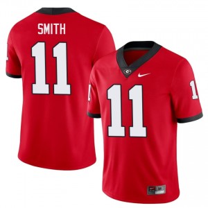 Red #11 Arian Smith Men Embroidery Jersey | Georgia Bulldogs Gameday College Football Edition 93085341