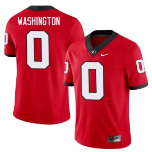 Red #0 Darnell Washington Men Sewn Jersey | Dawgs Limited College Football Edition 28024308