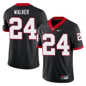 Georgia Bo Walker #24 Black Men Player Jersey | Moisture Wicking Stitch Football Uniform 36734947