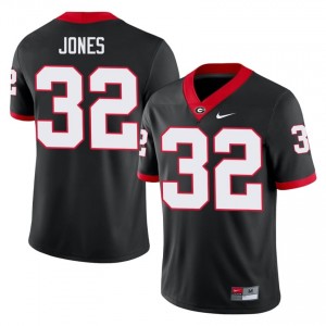 UGA Bulldogs Cash Jones #32 Black Men Player Jersey | Licensed Swen Football Uniform 25119458