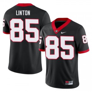 UGA Bulldogs Chase Linton #85 Black Men Player Jersey | Iconic Embroidery Football Uniform 98481050