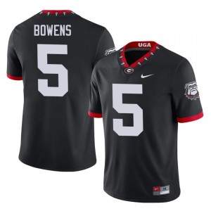 Chauncey Bowens #5 Black Men Stitched Mascot 100th Anniversary Jersey | Dawgs University Football Gear 50523217