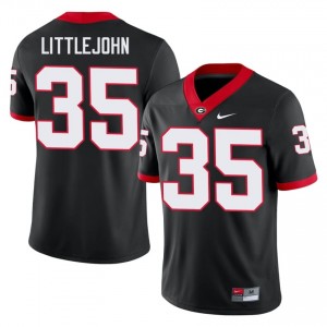 UGA Bulldogs Elijah Littlejohn #35 Black Men Player Jersey | Authentic Embroidery Football Uniform 23649788