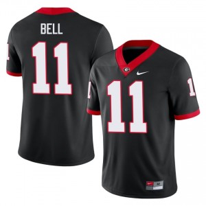 Georgia Jeremy Bell #11 Black Men Player Jersey | Pro Cut Stitched Football Uniform 42108996