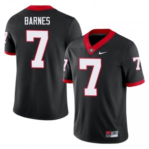UGA Bulldogs Khalil Barnes #7 Black Men Player Jersey | Iconic Embroidery Football Uniform 56190546