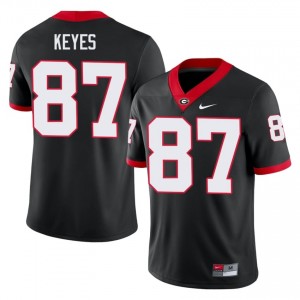 Georgia Lincoln Keyes #87 Black Men Player Jersey | Officially Licensed Stitched Football Uniform 76060497