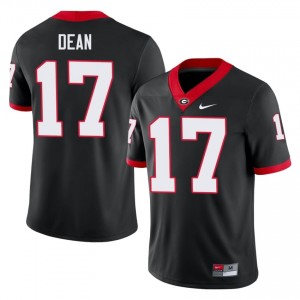UGA Bulldogs Nakobe Dean #17 Black Men Player Jersey | Genuine Sewn Football Uniform 89572356