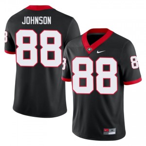 Georgia Bulldogs Nasir Johnson #88 Black Men Player Jersey | Fresh Stitch Football Uniform 31434552