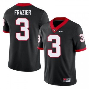 UGA Bulldogs Nate Frazier #3 Black Men Player Jersey | Genuine Stitched Football Uniform 16859738