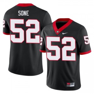 Georgia Valdin Sone #52 Black Men Player Jersey | Pro-Grade Embroidery Football Uniform 10948745