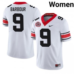 Georgia Ethan Barbour #9 White Women High School 1980 National Champions 40th Anniversary Jersey | Premium Embroidery Football Uniform 52637516