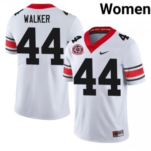 UGA Travon Walker #44 White Women High School 1980 National Champions 40th Anniversary Jersey | Pro-Grade Embroidery Football Uniform 79829730