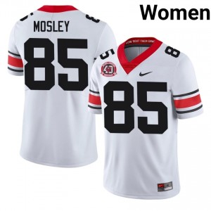UGA Bulldogs Ryan Mosley #85 White Women High School 1980 National Champions 40th Anniversary Jersey | Pro-Grade Stitched Football Uniform 46072841