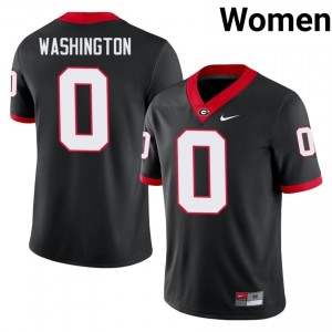 Darnell Washington #0 Black Women Stitched Jersey | Iconic Dawgs Player Football Gear 22466368