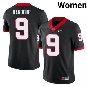 Ethan Barbour #9 Black Women Sewn Jersey | Gameday UGA Player Football Gear 51798857
