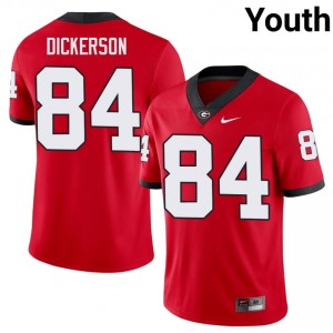 Dallas Dickerson #84 Red Youth Sewn Jersey | Premium UGA College Football Gear 55785792