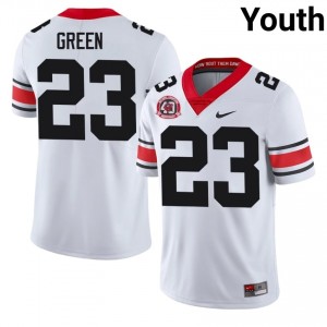 Tyriq Green #23 White Youth Stitched 1980 National Champions 40th Anniversary Jersey | Classic UGA High School Football Gear 21079833
