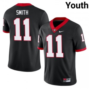 Black #11 Arian Smith Youth Sewn Jersey | Georgia Bulldogs Player Football Edition 28591354