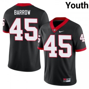 Black #45 Eli Barrow Youth Stitched Jersey | Dawgs Iconic Player Football Edition 33967524