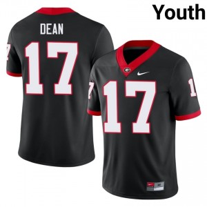 Black #17 Nakobe Dean Youth Stitched Jersey | Dawgs Classic Player Football Edition 13730824